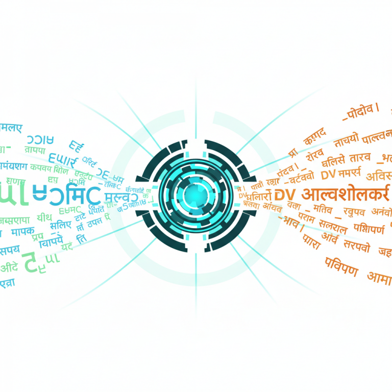 Digital transformation of Marathi text using a font converter tool.