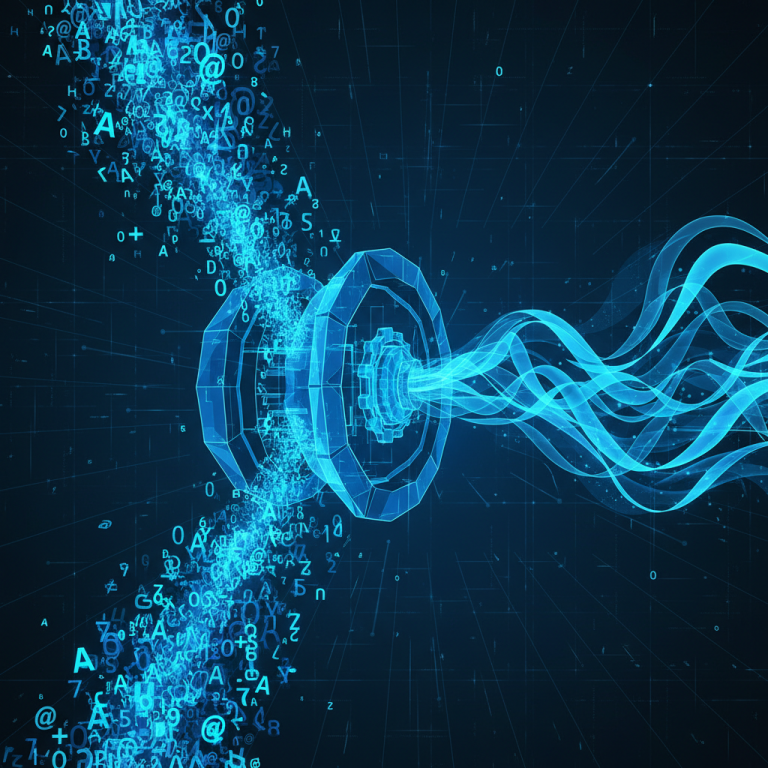 A visualization of the Unicode to DVB-TT Surekh Converter process, showing data flow and transformation.
