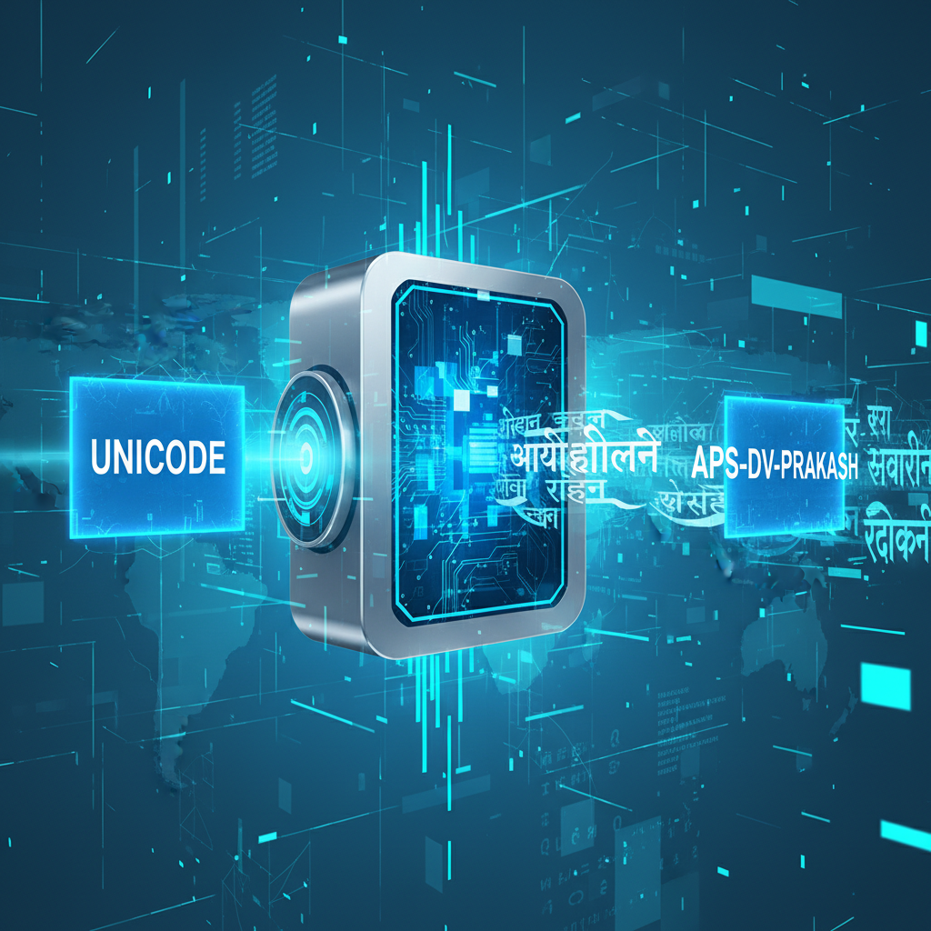 Unicode to APS-DV-PRAKASH/PRIYANKA Marathi Font Converter Tool