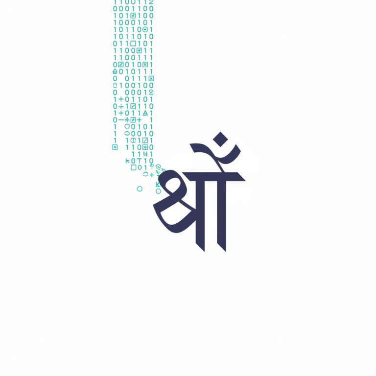 A digital gateway showing Unicode conversion to classic Indian fonts.
