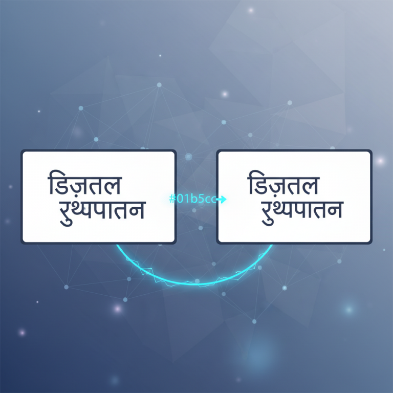 Unicode to Shivaji Font Converter का उपयोग करते हुए हिंदी और मराठी टेक्स्ट रूपांतरण का दृश्य।