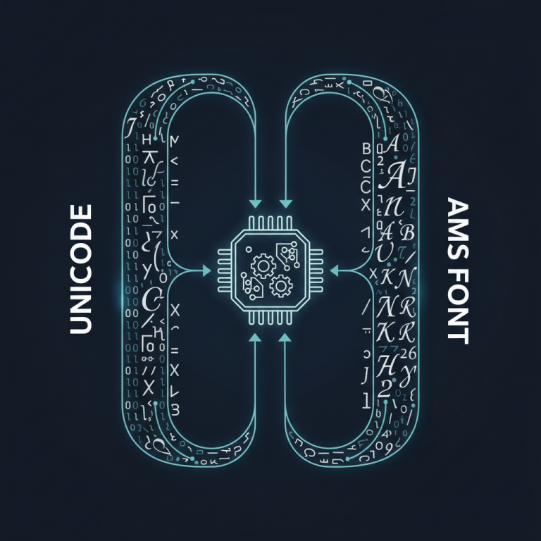 युनिकोड ते एएमएस फॉन्ट कन्व्हर्टर वापरून डिजिटल रूपांतरण प्रक्रिया