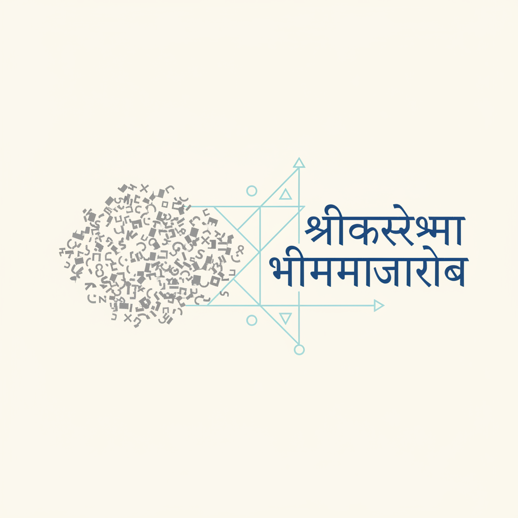 Visual depiction of accurate Marathi text conversion.