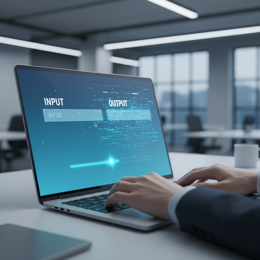 Online Conversion Interface User interacting with the online font conversion tool.