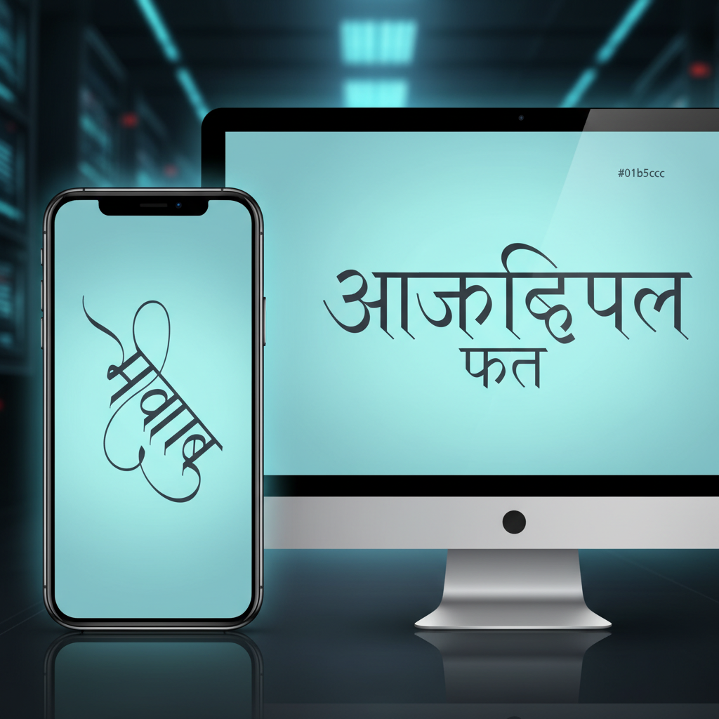 यूनिकोड और एएमएस फॉन्ट की तुलना