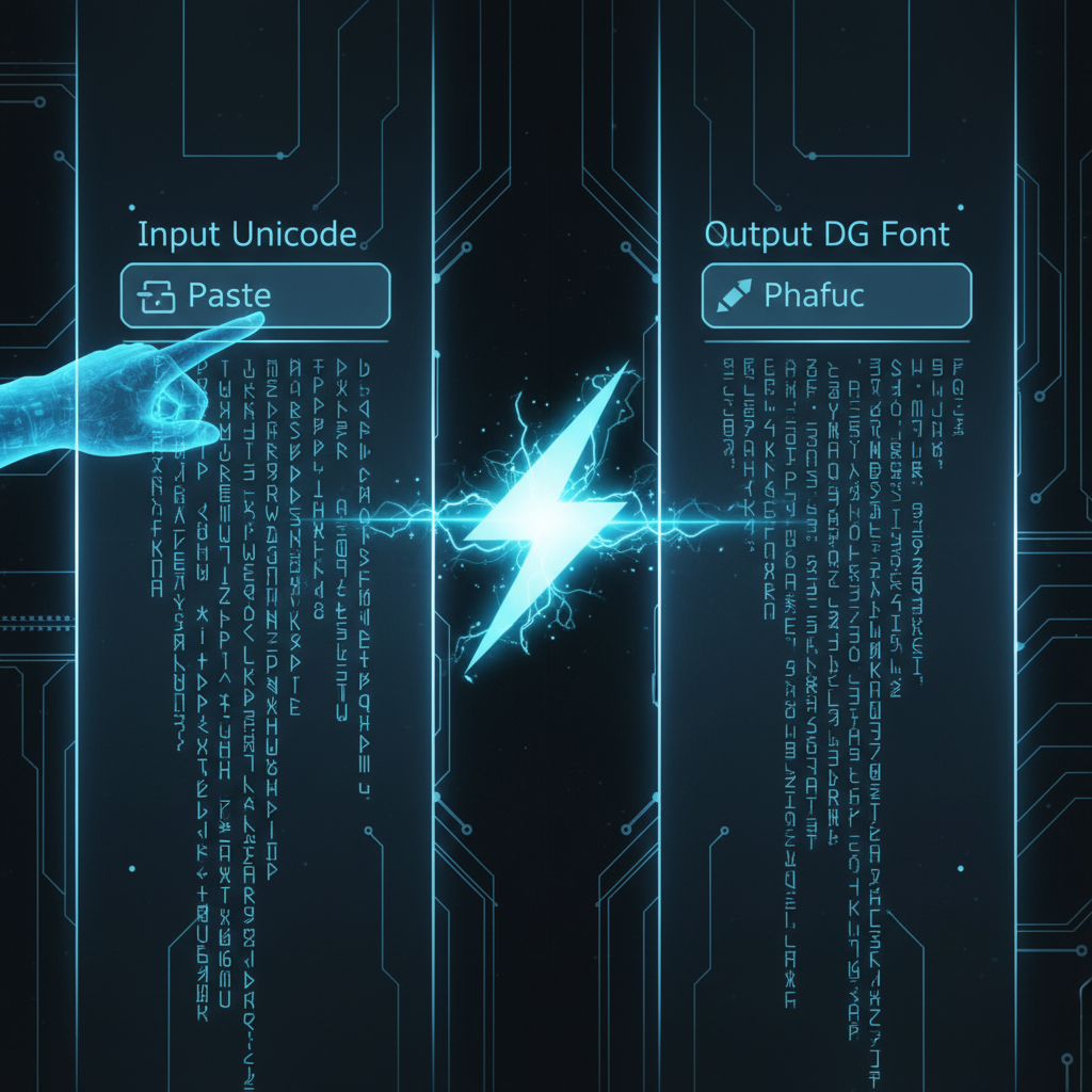 जलद युनिकोड ते डीजी कनवर्टर वापरून मराठी फॉन्टचे रूपांतरण