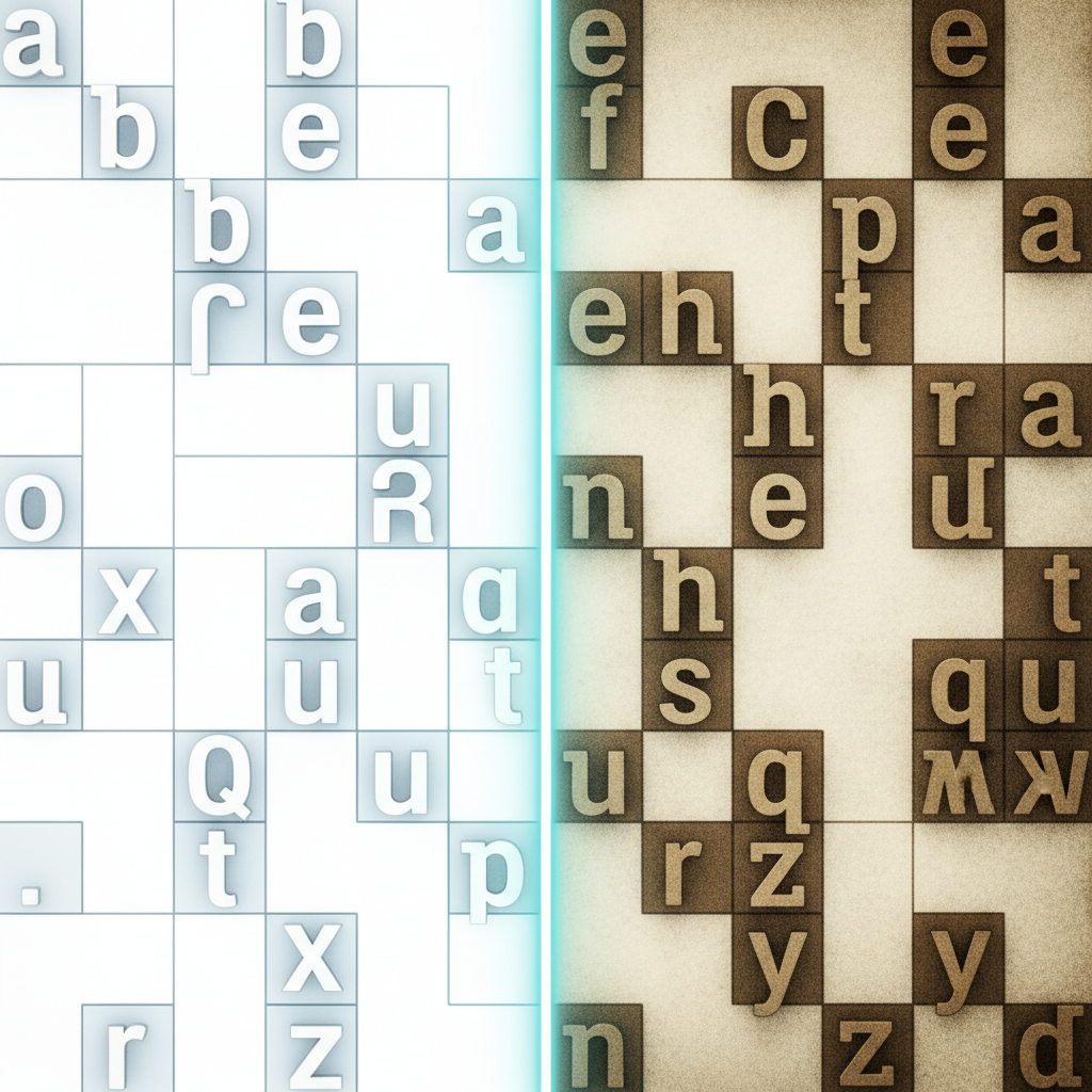 Comparison graphic illustrating the differences between Unicode and DG encoding standards.
