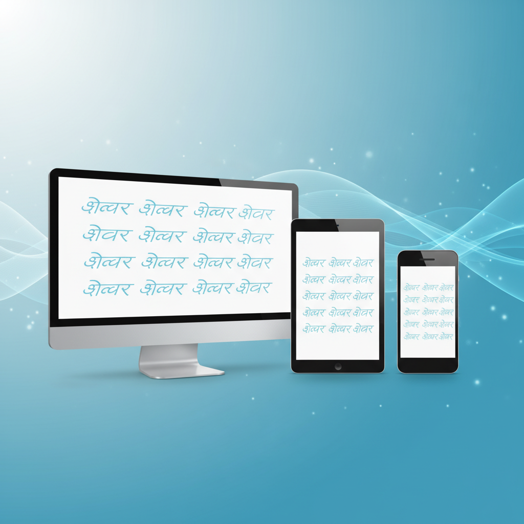 विविध उपकरणांवर युनिकोड मराठी मजकूराची सुसंगतता