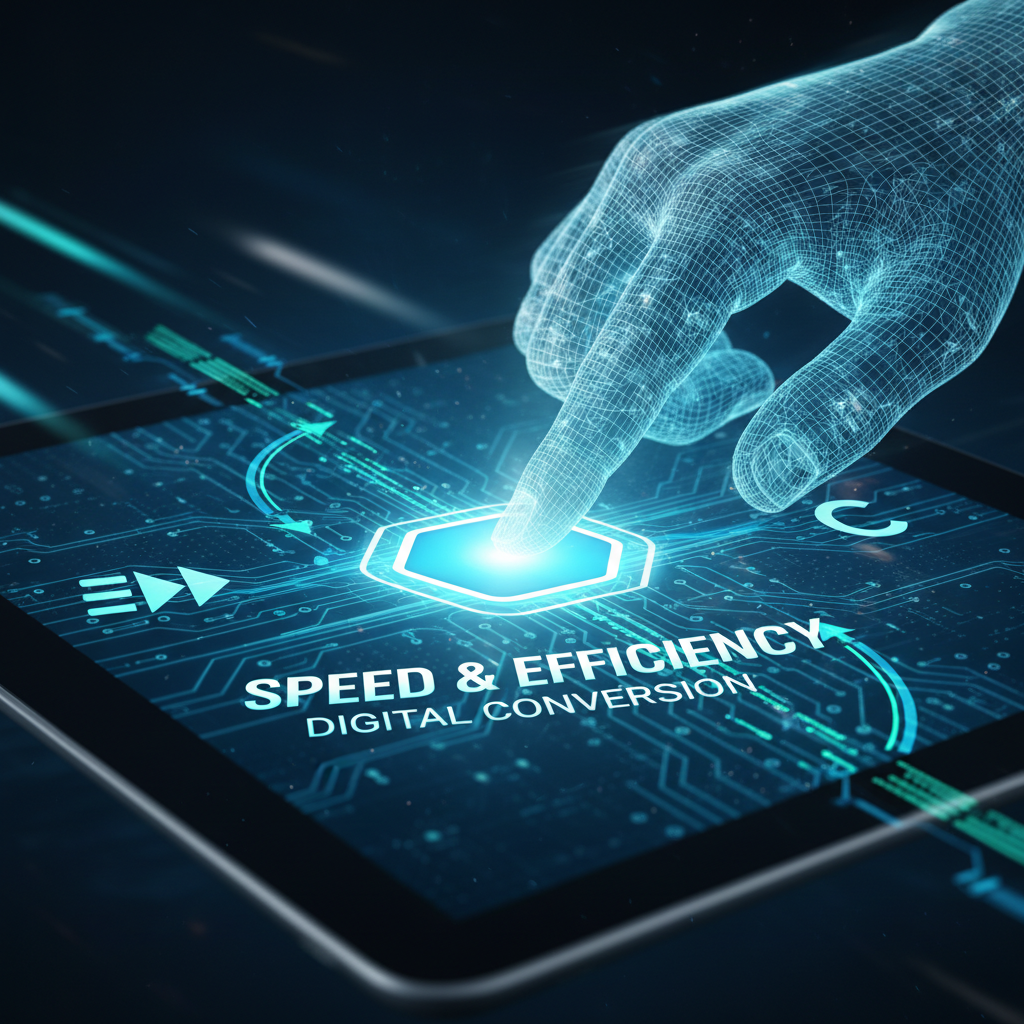 Fast and accurate text conversion process.