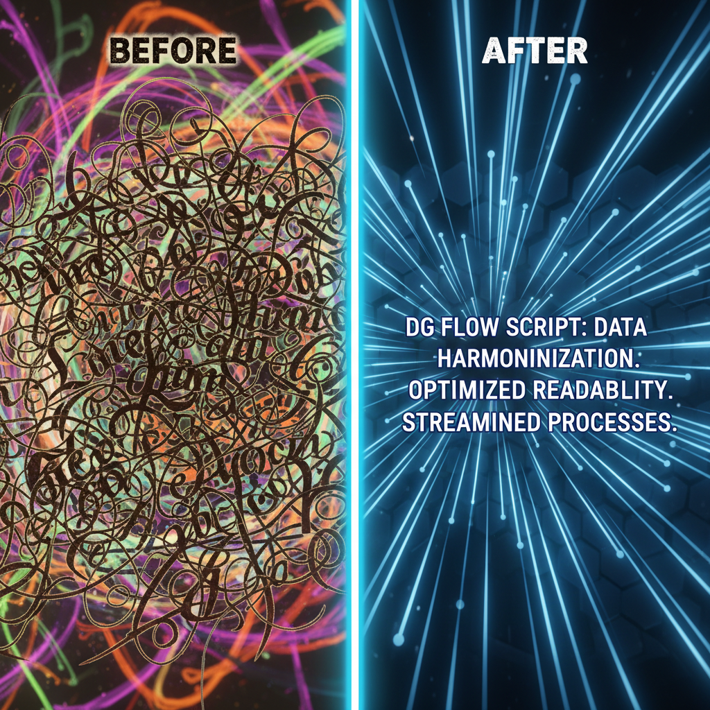 DG फ़ॉन्ट में टेक्स्ट की स्पष्टता