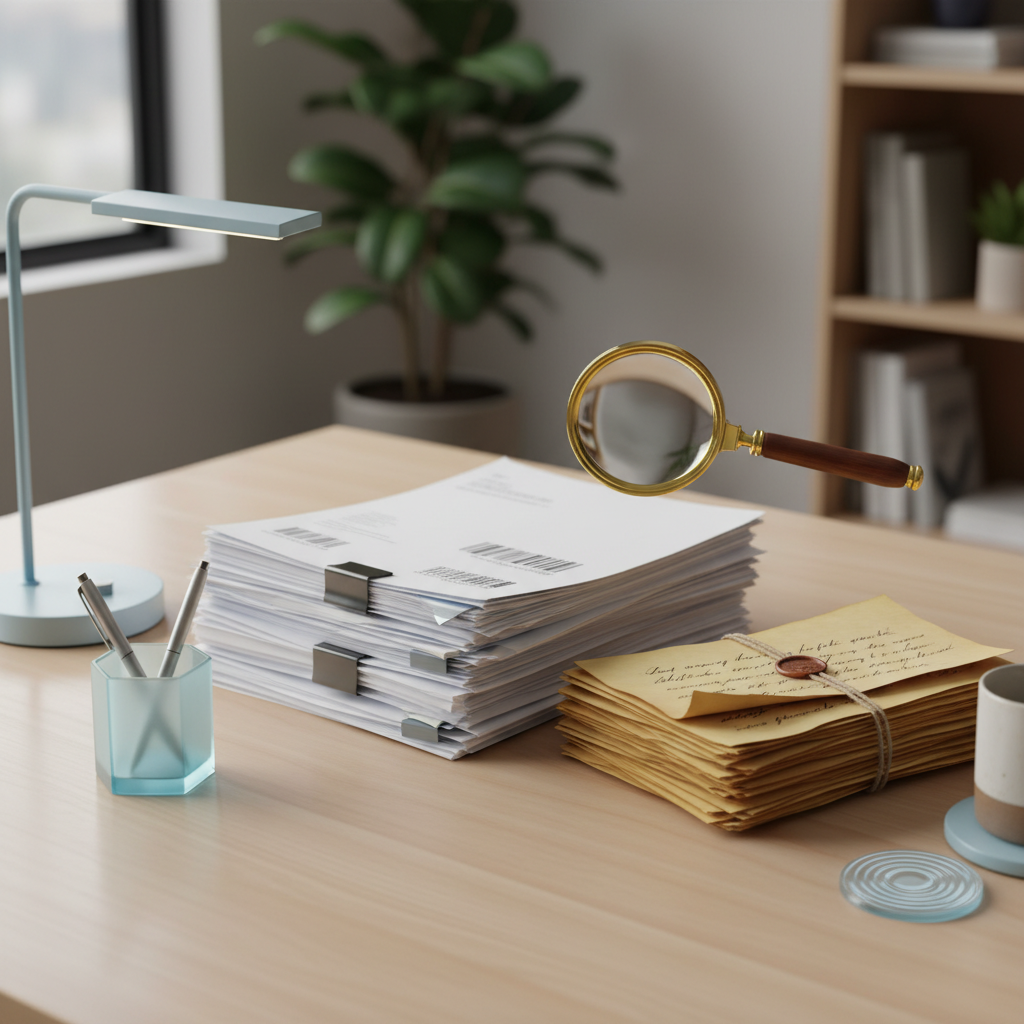 पारंपरिक आणि आधुनिक दस्तऐवजांची तुलना.